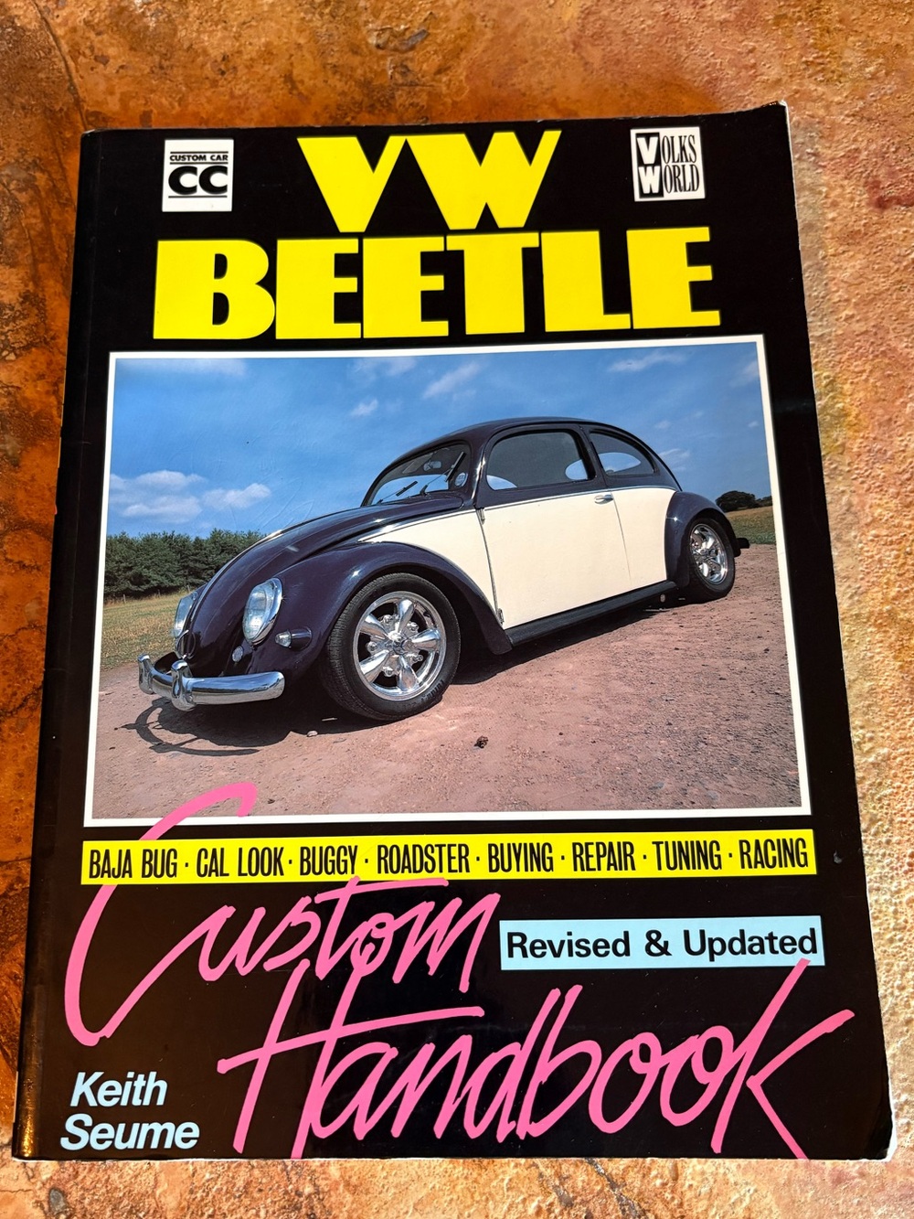 VW Beetle Custom Handbook Vintage 1992 Repair Tuning Volks Roadster Baja Buggy
